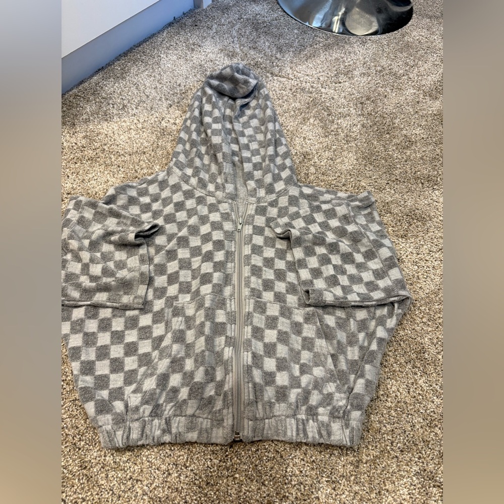 Chicidivas gray checkerboard sweat set size small - Picture 2 of 4
